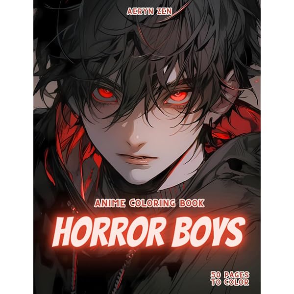 Amazon.com: Gothic Boys: Manga & Anime Coloring Book: Explore Dark